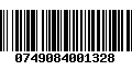 Código de Barras 0749084001328