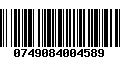 Código de Barras 0749084004589