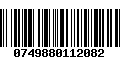 Código de Barras 0749880112082