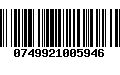 Código de Barras 0749921005946