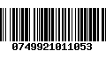 Código de Barras 0749921011053