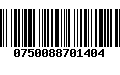 Código de Barras 0750088701404