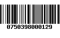 Código de Barras 0750398000129