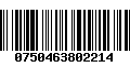 Código de Barras 0750463802214