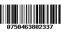 Código de Barras 0750463802337