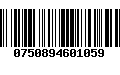 Código de Barras 0750894601059