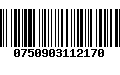 Código de Barras 0750903112170