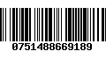 Código de Barras 0751488669189