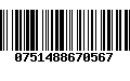 Código de Barras 0751488670567