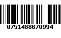 Código de Barras 0751488670994