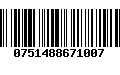 Código de Barras 0751488671007