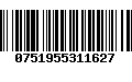 Código de Barras 0751955311627