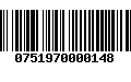 Código de Barras 0751970000148