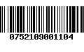 Código de Barras 0752109001104