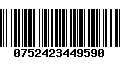 Código de Barras 0752423449590