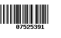 Código de Barras 07525391