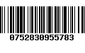 Código de Barras 0752830955783