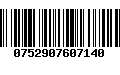 Código de Barras 0752907607140