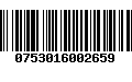 Código de Barras 0753016002659