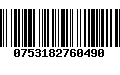 Código de Barras 0753182760490