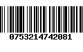 Código de Barras 0753214742081