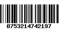 Código de Barras 0753214742197