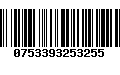 Código de Barras 0753393253255