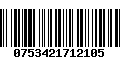 Código de Barras 0753421712105
