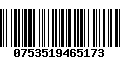 Código de Barras 0753519465173