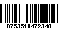 Código de Barras 0753519472348