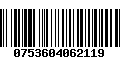 Código de Barras 0753604062119