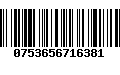 Código de Barras 0753656716381