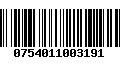 Código de Barras 0754011003191