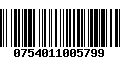 Código de Barras 0754011005799