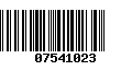 Código de Barras 07541023