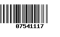 Código de Barras 07541117