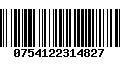 Código de Barras 0754122314827