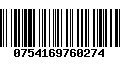 Código de Barras 0754169760274