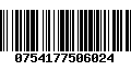 Código de Barras 0754177506024