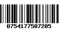 Código de Barras 0754177507205