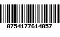 Código de Barras 0754177614057
