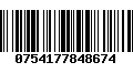 Código de Barras 0754177848674