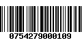 Código de Barras 0754279000109