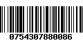 Código de Barras 0754307880086