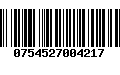 Código de Barras 0754527004217