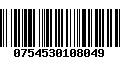 Código de Barras 0754530108049