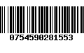 Código de Barras 0754590281553