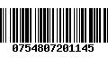 Código de Barras 0754807201145