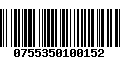 Código de Barras 0755350100152