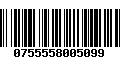 Código de Barras 0755558005099